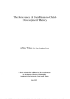 The relevance of Buddhism to child-development theory