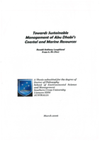 Towards sustainable management of Abu Dhabi's coastal and marine resources