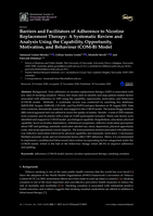 Barriers and Facilitators of Adherence to Nicotine Replacement Therapy: A Systematic Review and Analysis Using the Capability, Opportunity, Motivation, and Behaviour (COM-B) Model