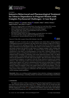 Intensive behavioural and pharmacological treatment for tobacco dependence in pregnant women with complex psychosocial challenges: a case report