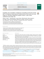 Feasibility and acceptability of Indigenous Counselling and Nicotine (ICAN) QUIT in Pregnancy multicomponent implementation intervention and study design for Australian Indigenous pregnant women: A pilot cluster randomised step-wedge trial