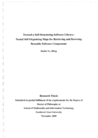 Toward a self-structuring software library: Nested self-organising maps for retrieving and browsing reusable software components
