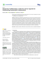 Smart City Collaboration: A Review and an Agenda for Establishing Sustainable Collaboration