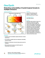 Detecting vulnerability of humid tropical forests to multiple stressors