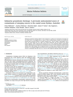 Submarine groundwater discharge: A previously undocumented source of contaminants of emerging concern to the coastal ocean (Sydney, Australia)