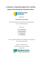 A comparative computational approach for exploring sequence-derived properties of genomic features
