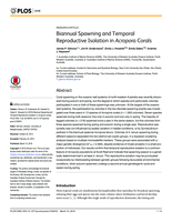 Biannual Spawning and Temporal Reproductive Isolation in Acropora Corals