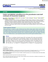 Carbon and alkalinity outwelling across the groundwater-creek-shelf continuum off Amazonian mangroves