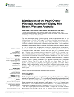 Distribution of the Pearl Oyster Pinctada maxima off Eighty Mile Beach, Western Australia