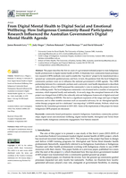 From Digital Mental Health to Digital Social and Emotional Wellbeing: How Indigenous Community-Based Participatory Research Influenced the Australian Government’s Digital Mental Health Agenda