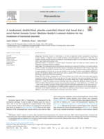 A randomised, double-blind, placebo-controlled clinical trial found that a novel herbal formula UROX® (BEDTIME BUDDY®) assisted children for the treatment of nocturnal enuresis