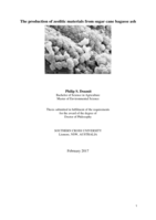 The production of zeolitic materials from sugar cane bagasse ash