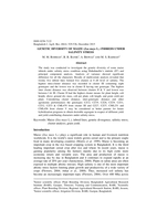 Genetic diversity of maize (Zea mays L.) Inbreds under salinity stress