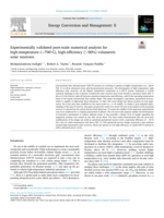 Experimentally validated pore-scale numerical analysis for high-temperature (>700°C), high-efficiency (>90%) volumetric solar receivers