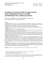 Do Wellness Tourists Get Well? An Observational Study of Multiple Dimensions of Health and Well-Being After a Week-Long Retreat