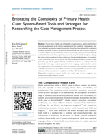 Embracing the Complexity of Primary Health Care: System-Based Tools and Strategies for Researching the Case Management Process
