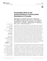 Knowledge Gaps in the Understanding of Antimicrobial Resistance in Canada