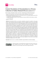 Genetic Elucidation of Glucosinolates in a Diverse Collection of Indian Mustard (Brassica juncea L.)
