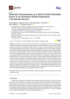 Isokinetic dynamometry as a tool to predict shoulder Injury in an overhead athlete population: a systematic review