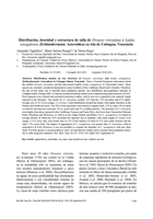 Distribution, density and size structure of Oreaster reticulatus and Luidia senegalensis (Echinodermata: Asteroidea) in Cubagua Island, Venezuela