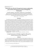 Length structure of 20 fish caught by Margarita Island artisanal float, Venezuela
