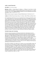 Strontium isotope investigation of human mobility based on teeth from Cave T1