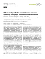 Shifts in dimethylated sulfur concentrations and microbiome composition in the red-tide causing dinoflagellate Alexandrium minutum during a simulated marine heatwave