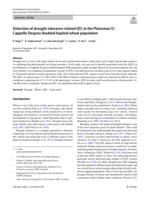 Detection of drought tolerance-related QTL in the Plainsman V./Cappelle Desprez doubled haploid wheat population