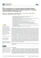 Men's Perceptions of a Gender-Tailored eHealth Program Targeting Physical and Mental Health: Qualitative Findings from the SHED-IT Recharge Trial