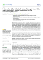 Evidence-Based Public Policy Decision-Making in Smart Cities: Does Extant Theory Support Achievement of City Sustainability Objectives?