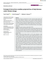 Ecological interactions mediate projected loss of kelp biomass under climate change