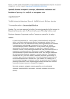 Spatially framed metaphoric concepts, educational attainment and locations of poverty: an analysis of newspaper texts