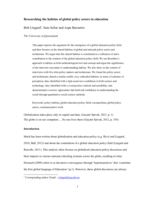 Researching the habitus of global policy actors in education