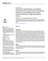 Wading through molasses: a qualitative examination of the experiences, perceptions, attitudes, and knowledge of Australian medical practitioners regarding medical billing