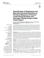 Quantification of respiratory and muscular perceived exertions as perceived measures of internal loads during domestic and overseas training camps in elite futsal players