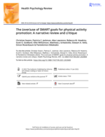 The (over)use of SMART goals for physical activity promotion: A narrative review and critique