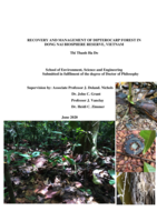 Recovery and management of dipterocarp forest in Dong Nai Biosphere Reserve, Vietnam