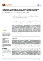Non-Linear Switching Circuit for Active Voltage Rectification and Ripples Reduction of Piezoelectric Energy Harvesters