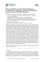 Views and preferences for nicotine products as an alternative to smoking: a focus group study of people living with mental disorders