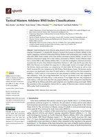 Tactical masters athletes: BMI index classifications