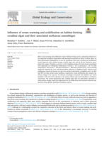 Influence of ocean warming and acidification on habitat-forming coralline algae and their associated molluscan assemblages
