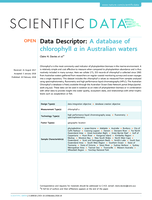 A database of chlorophyll a in Australian waters