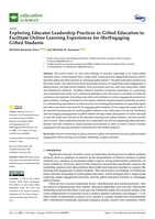 Exploring Educator Leadership Practices in Gifted Education to Facilitate Online Learning Experiences for (Re)Engaging Gifted Students
