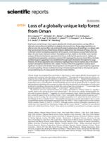 Loss of a globally unique kelp forest from Oman