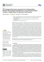 An Ecological Dynamics Approach to Understanding Human-Environment Interactions in the Adventure Sport Context-Implications for Research and Practice