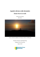 Aquatic nitrous oxide dynamics from rivers to reefs