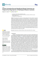 Citizen Scientists Record Significant Range Extensions for Tropical Sea Slug Species in Subtropical Eastern Australia