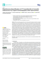 Simultaneous Quantification of 17 Cannabinoids in Cannabis Inflorescence by Liquid Chromatography-Mass Spectrometry
