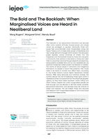 The Bold and The Backlash: When Marginalised Voices are Heard in Neoliberal Land