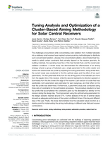 Tuning Analysis and Optimization of a Cluster-Based Aiming Methodology for Solar Central Receivers